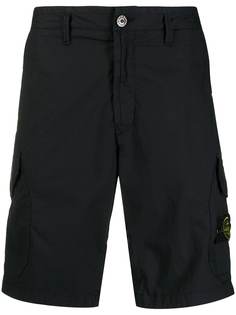 Stone Island шорты карго с нашивкой-логотипом