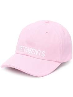 Vetements бейсбольная кепка с логотипом