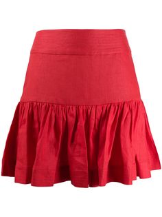 Zimmermann короткая юбка с завышенной талией