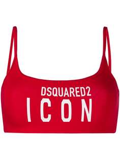 Dsquared2 бюстгальтер-бралетт с логотипом