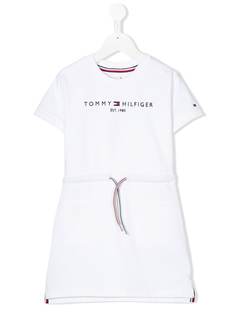 Tommy Hilfiger Junior платье-футболка с логотипом