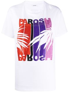 P.A.R.O.S.H. футболка со стразами