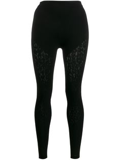 Wolford сетчатые легинсы Cheetah с леопардовым узором