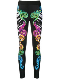 Versace Jeans Couture легинсы с принтом Baroque Tiger