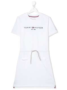 Tommy Hilfiger Junior платье-футболка с логотипом