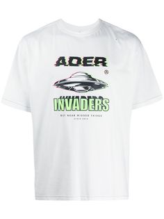 Ader Error футболка Space с графичным принтом