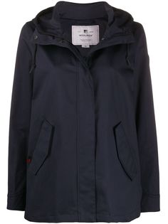 Woolrich пальто на молнии с капюшоном