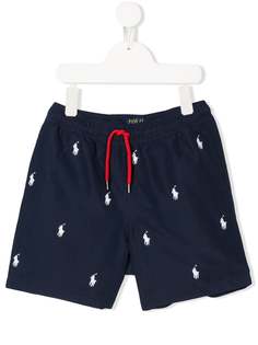 Ralph Lauren Kids плавки-шорты с вышитым логотипом