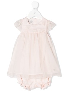 Baby Dior платье с расклешенными рукавами