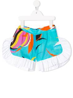 Emilio Pucci Junior шорты с абстрактным принтом