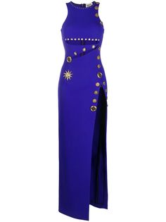 Fausto Puglisi длинное декорированное платье