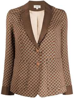 Temperley London пальто с геометричным принтом