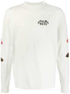 Palm Angels футболка с длинными рукавами и логотипом