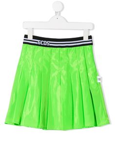 Gcds Kids плиссированная юбка с логотипом