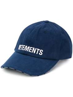 Vetements бейсболка с логотипом