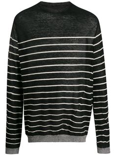 Haider Ackermann полосатый джемпер свободного кроя