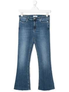 Dondup Kids расклешенные джинсы с завышенной талией