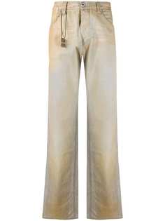 Gianfranco Ferré Pre-Owned джинсы 1990-х годов из вареного денима