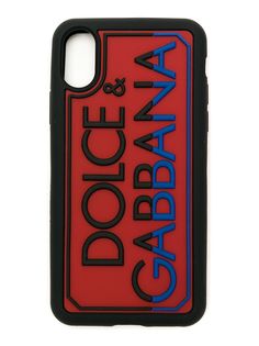 Dolce & Gabbana чехол для iPhone X/XS с тисненым логотипом