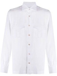 Mazzarelli рубашка на пуговицах с карманами