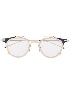 Thom Browne Eyewear солнцезащитные очки в оправе Clubmaster