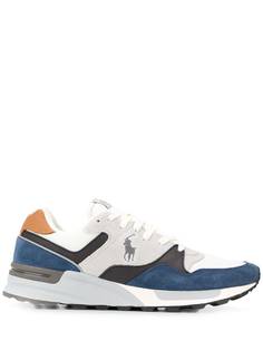 Polo Ralph Lauren кроссовки со вставками и логотипом