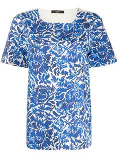 Weekend Max Mara футболка с цветочным принтом