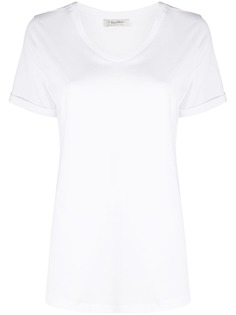 S Max Mara футболка с V-образным вырезом