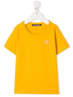 Acne Studios футболка с нашивкой-логотипом