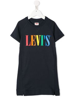 Levis Kids платье-футболка с логотипом