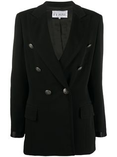 Gianfranco Ferré Pre-Owned двубортный блейзер 1990-х годов