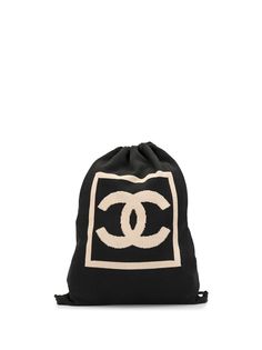 Chanel Pre-Owned рюкзак Sport Line с логотипом CC и кулиской