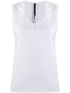 Sara Lanzi топ без рукавов с U-образным вырезом