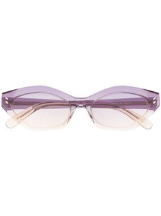 Stella McCartney Eyewear солнцезащитные очки в овальной оправе с эффектом градиента