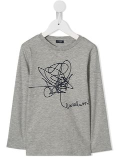 Il Gufo топ с графичным принтом