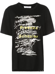 Proenza Schouler White Label футболка PSWL с короткими рукавами и принтом