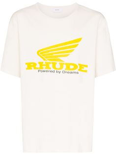 Rhude футболка с логотипом