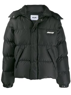 MSGM hooded padded jacket