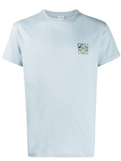 Loewe футболка с вышитой монограммой