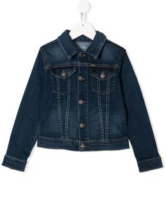 Ralph Lauren Kids выцветшая джинсовая куртка