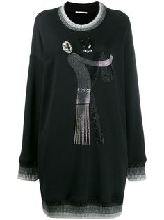 Marco De Vincenzo декорированная толстовка оверсайз