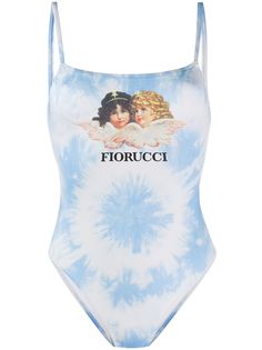 Fiorucci купальник Angels с принтом тай-дай