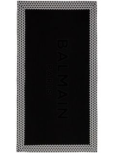 Balmain пляжное полотенце с логотипом