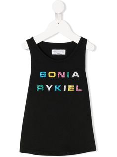 SONIA RYKIEL ENFANT топ без рукавов с логотипом