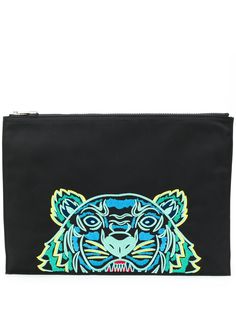 Kenzo клатч с логотипом Tiger
