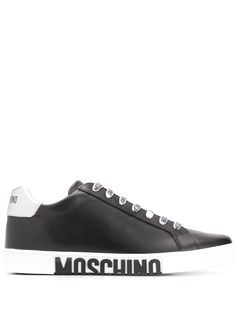 Moschino кеды с логотипом