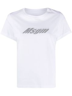 MSGM футболка с логотипом