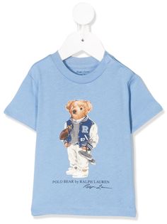 Ralph Lauren Kids футболка с принтом Polo Bear