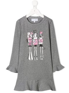 Simonetta платье из джерси с принтом