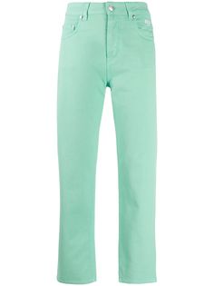 MSGM укороченные брюки кроя слим